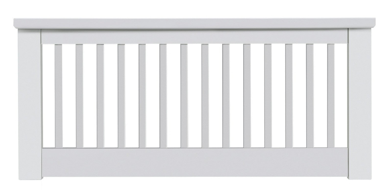 Home Aubrey Small Double Headboard - White | Minimalist white headboard