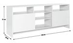 Habitat Turin 2 Door Extra Large TV Unit - White | Living Room Storage TV Stand