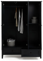 Habitat Kingham 3 Door 2 Drawer Wardrobe - Blue
