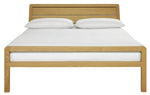 Radius Kingsize Wooden Bed Frame - Oak ( B Grade )