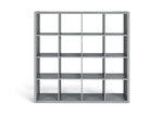 Squares Plus 16 Cube Storage Unit - Grey | Contemporary Home Display