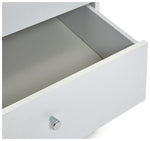 Home Malibu 3 Door 4 Drawer Wardrobe - White (B Grade)