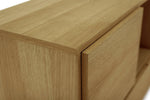 Block 1 Drawer Oak Sideboard - Natural | Block Collection Wooden Cabinet