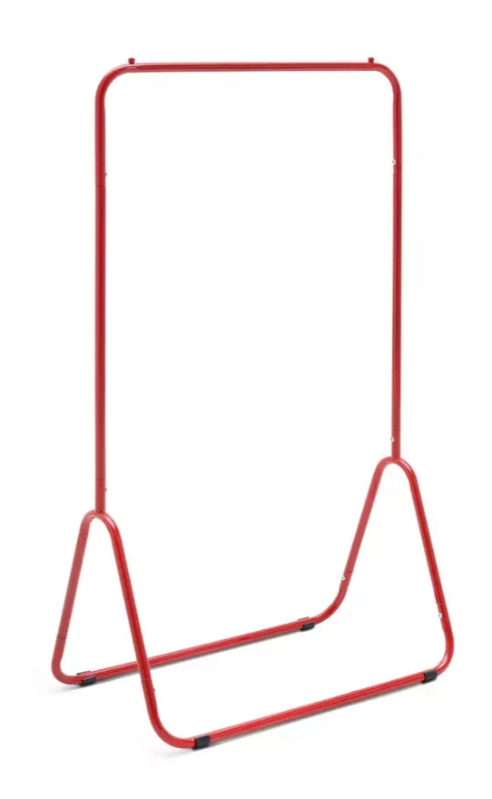 Kids Arnie Clothes Rail Red | Children's Garment Hanging Rail Bedroom Furniture