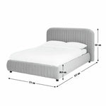 Beatrix Double End Lift Ottoman Bed - Mink | Elegant Home Arrangement