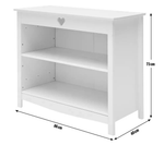 Habitat Kids Mia Bookcase - White