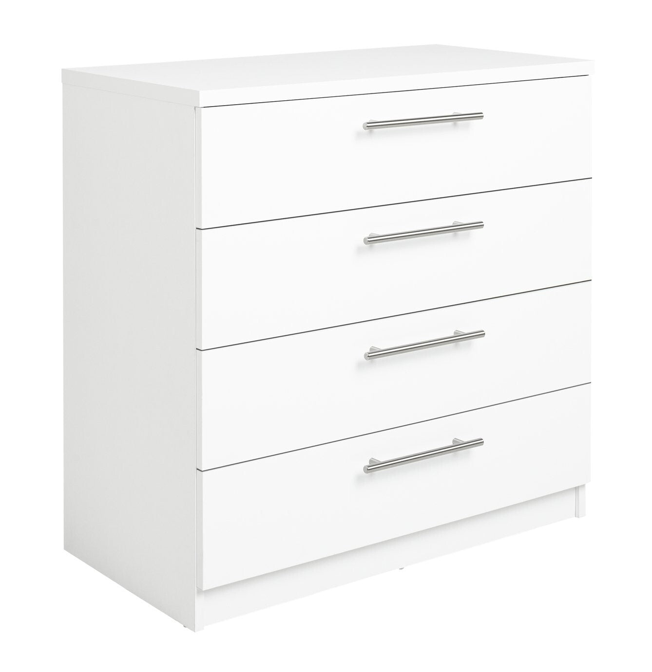 Home Brisbane 4 Drawer Chest White (B Grade)