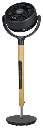 Habitat Air Circulation Black Pedestal Fan - 7 Inch