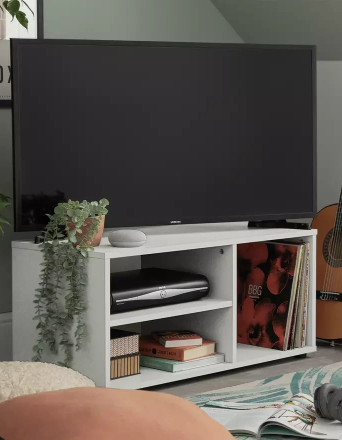 Malibu TV Unit - White (B Grade)