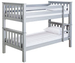 Heavy Duty Detachable Bunk Bed Frame - Grey | Durable bunk bed