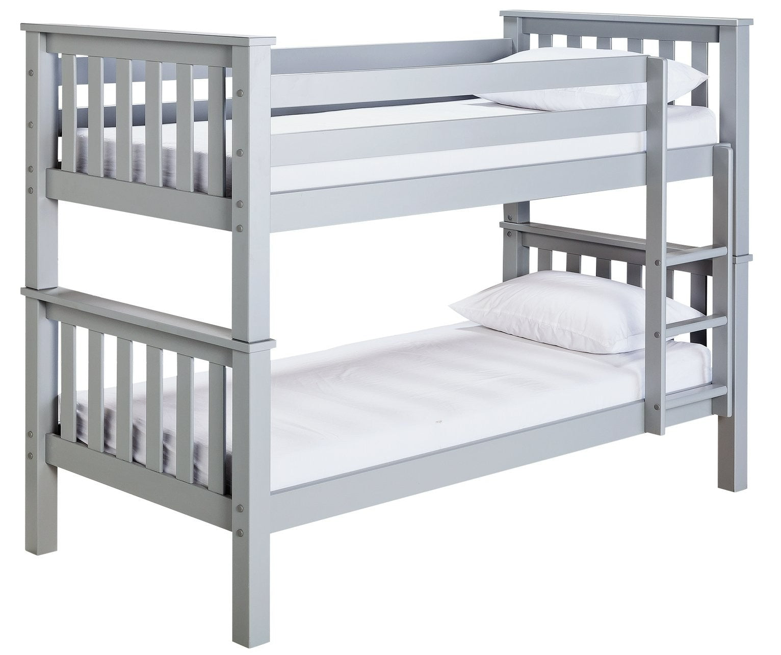 Heavy Duty Detachable Bunk Bed Frame - Grey | Durable bunk bed
