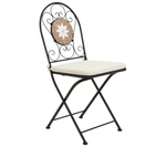 Genoa 2 Seater Metal Garden Bistro set - Black