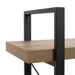 Loft Living Tall Steel Bookcase - Oak | Industrial Interior Style