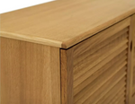 Oiled Slatted Sideboard - Natural (B Grade 1070)