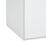 Hallingford 4 Door 3 Drawer Wardrobe- White Gloss | High Shine Furniture