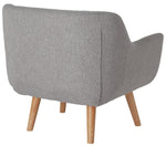 Habitat Nellie Fabric Accent Chair - Grey