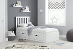 Birlea Appleby Single Wood Effect Bed Frame - White