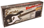 Encore E40 Full Size Bass Guitar Pack - Black