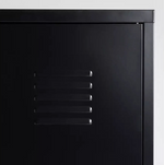 Habitat Stevie Tall 1 Door 4 Shelves Locker - Black
