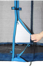 Plum Junior 6ft Trampoline with Enclosure Blue | Kids Garden Trampoline Outdoor 
