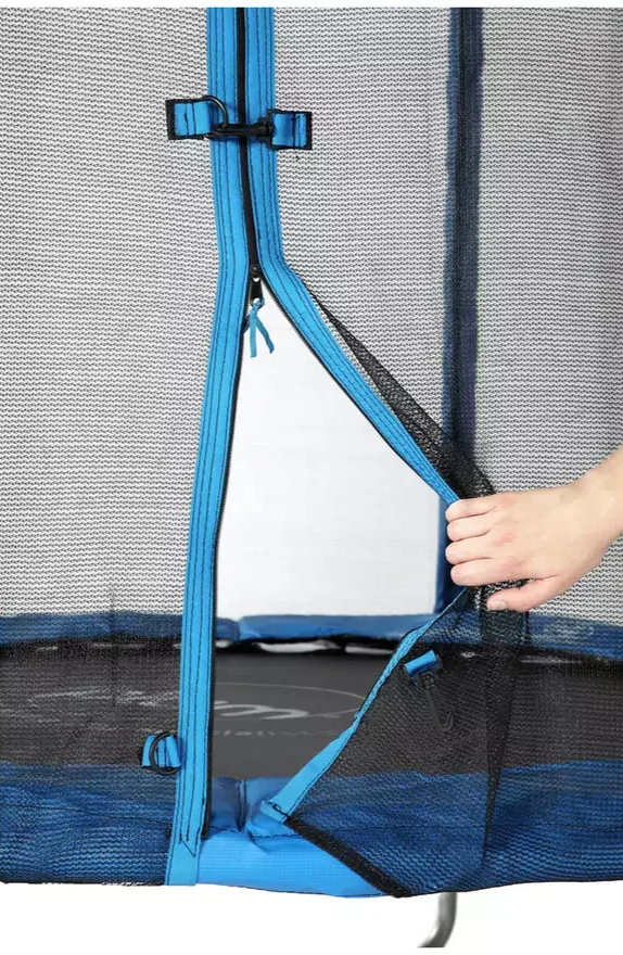 Plum Junior 6ft Trampoline with Enclosure Blue | Kids Garden Trampoline Outdoor 