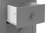 Habitat Minato 5 Drawer Narrow Tall Boy - Grey