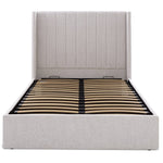 Kempley Double End Lift Ottoman Bed - Grey | Space Saving Sleep Solution