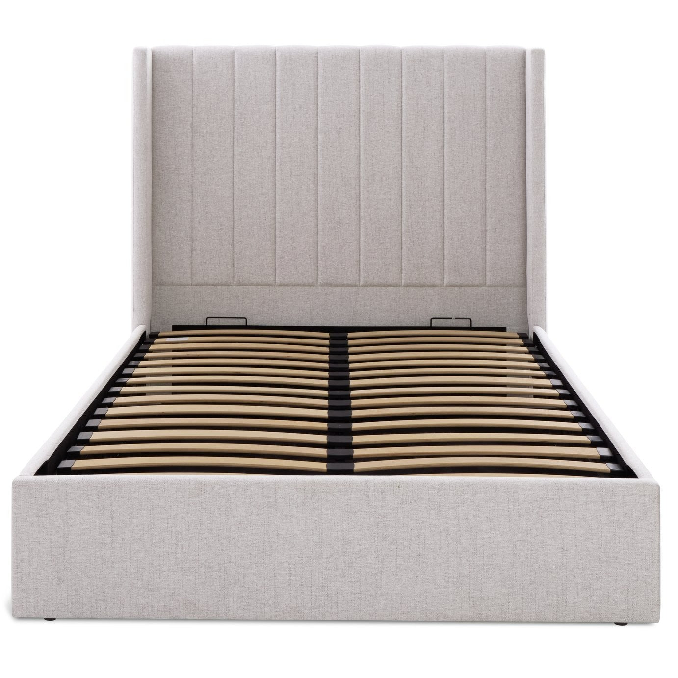 Kempley Double End Lift Ottoman Bed - Grey | Space Saving Sleep Solution