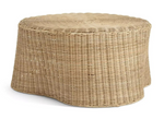 Habitat 60 Kaya Coffee Table - Natural | Rattan Round Table, Boho Living Room