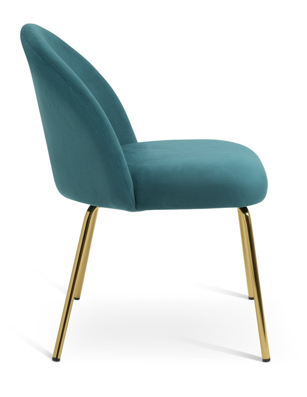 Habitat Maddix Pair of Velvet Dining Chairs - Teal