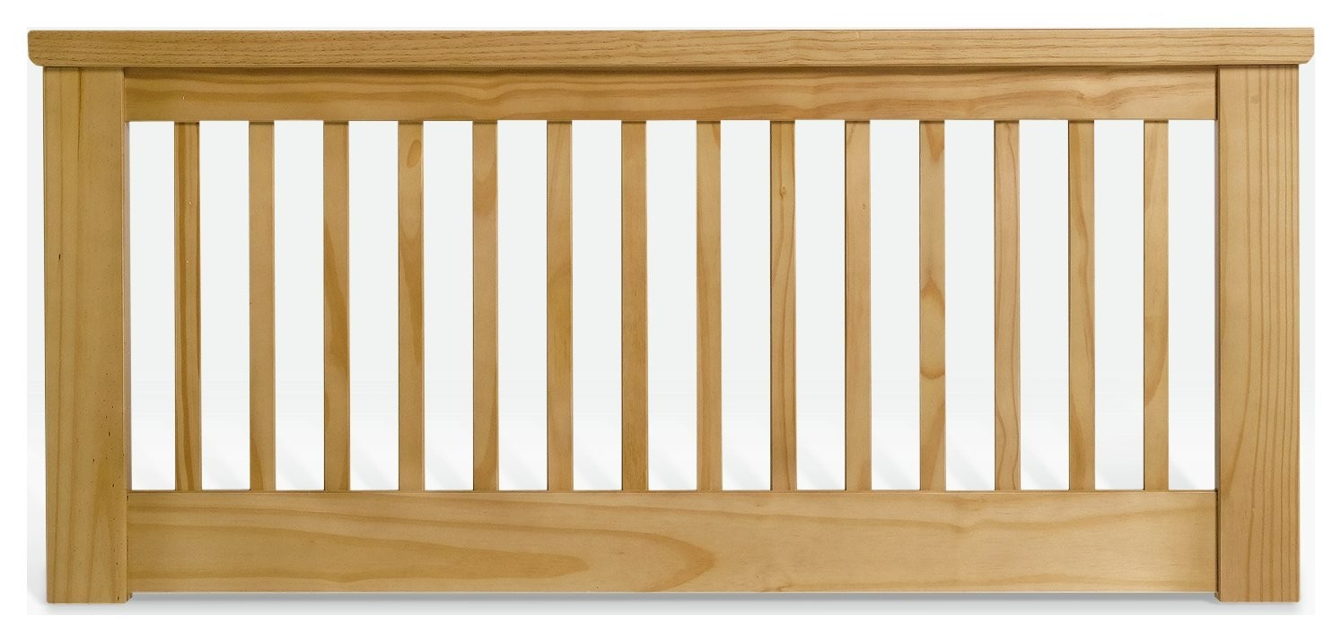 Home Aubrey Double Headboard - Oak Stain | Elegant Sleep Space Feature