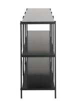 Huckley Industrial Shelving Unit – Black | Organized Living Space