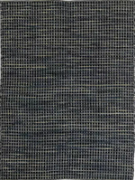 Leonardo Flatweave Wool Rug - Navy Blue - 170x240cm | Modern Living Room Rug