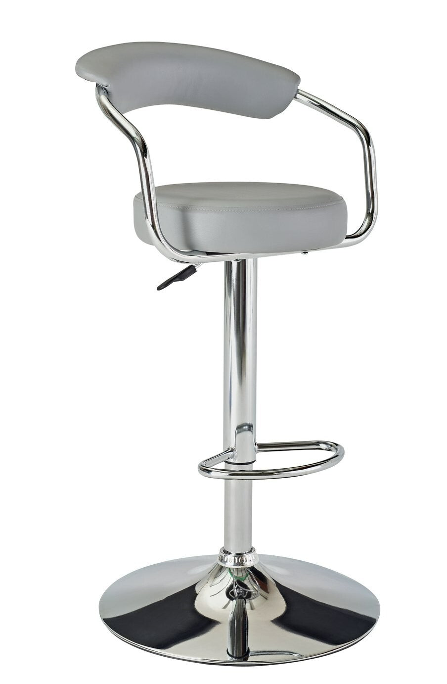 Executive Gas Lift Bar Stool - Grey