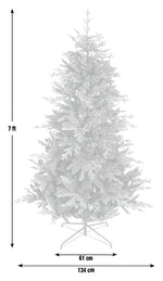 Habitat 7ft Pre lit Dewdrop Mixed Tipped Christmas Tree ( B Grade 37130 )
