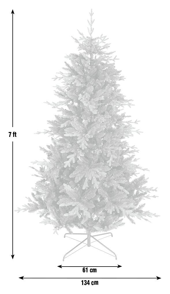 Habitat 7ft Pre lit Dewdrop Mixed Tipped Christmas Tree ( B Grade 37130 )