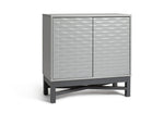 Zander Textured Small Sideboard - Grey | Modern Storage Cabinet