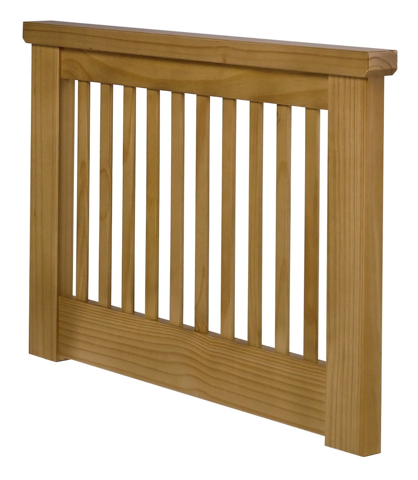Aubrey Single Headboard - Oak Stain | Chunky solid pine frame