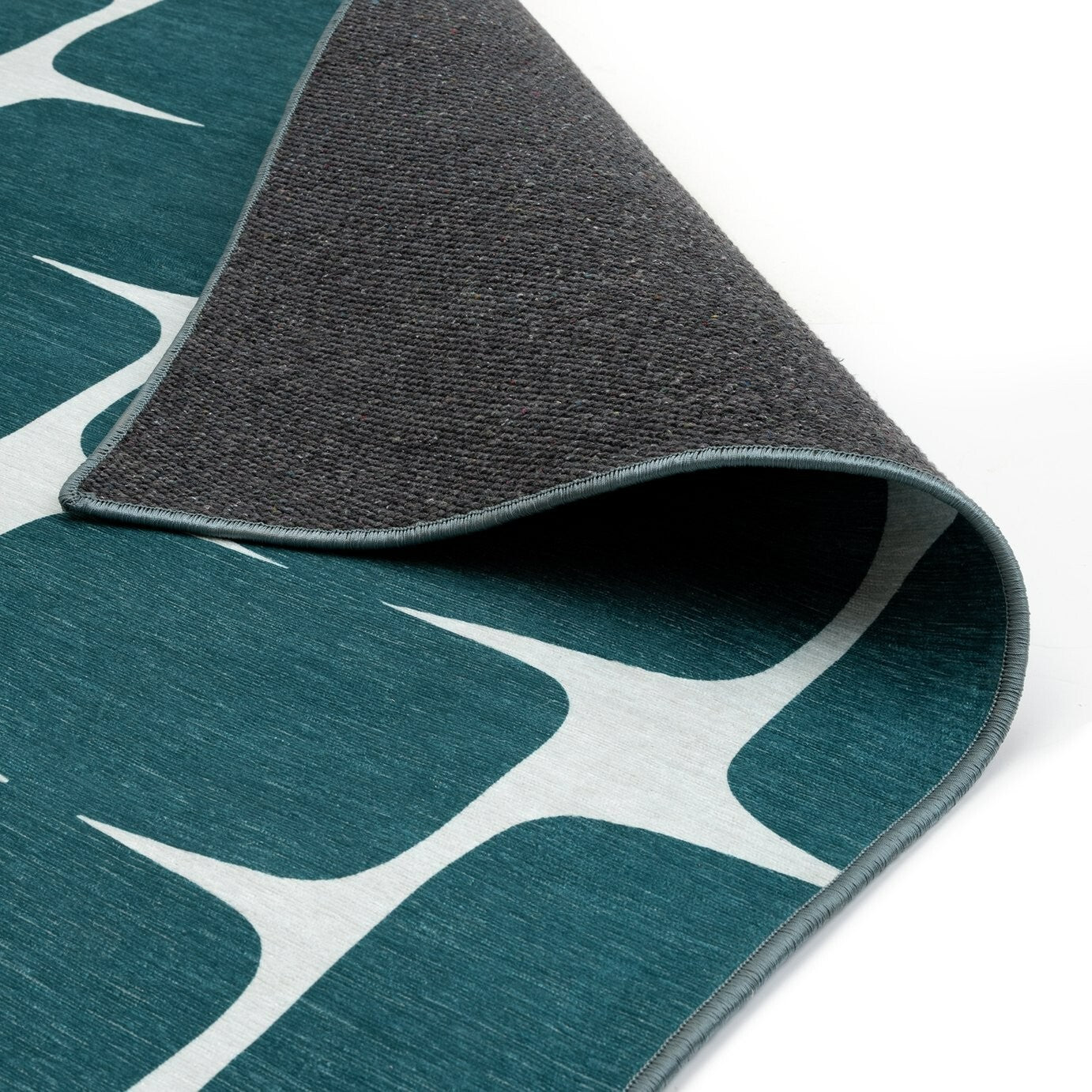 Habitat x Scion Lohko Printed Rug - 120 x 170cm -Teal