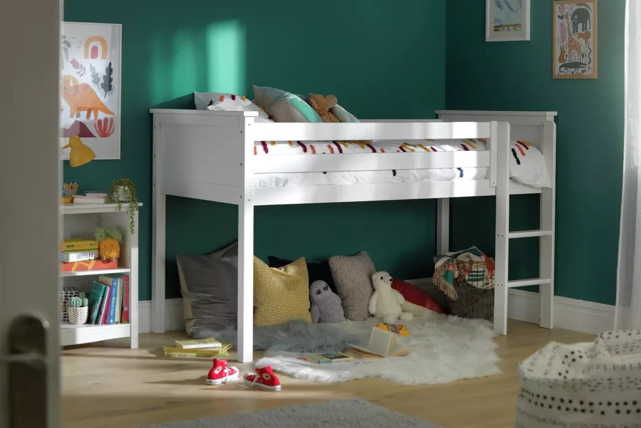Habitat Brooklyn Mid Sleeper Bed Frame - White ( B Grade )