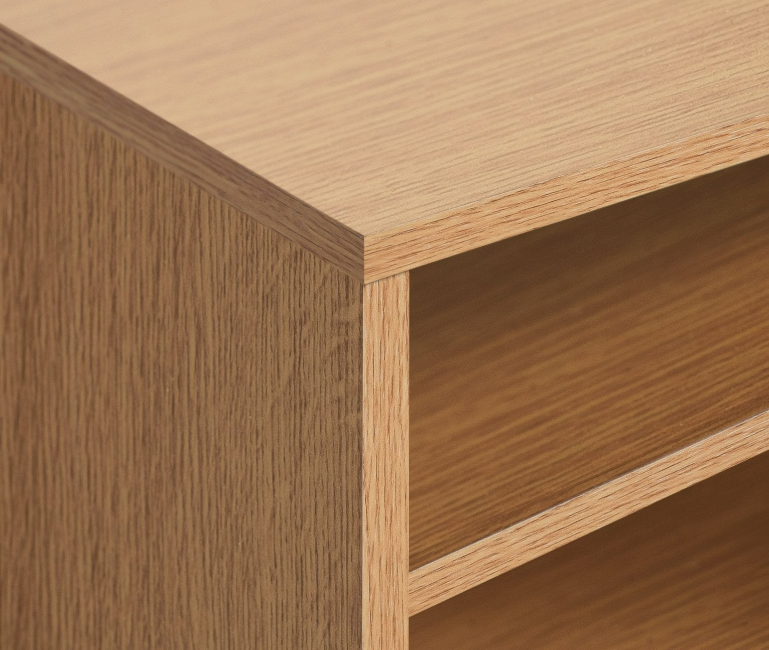 Home Corners 2 Door TV Unit - Natural | TV Stand with Storage