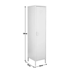Habitat Tall 1 Door 4 Shelf Locker - Grey ( B Grade 33086 )