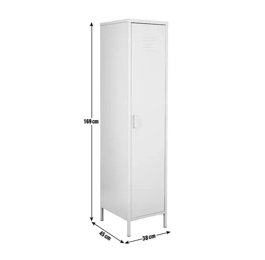 Habitat Tall 1 Door 4 Shelf Locker - Grey ( B Grade 33086 )
