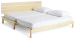 Akio Guest Bed Frame - Natural | Compact Spare Room Setup