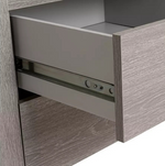 Hallingford 4 Door 3 Drawer Wardrobe - Grey & Oak (B Grade)