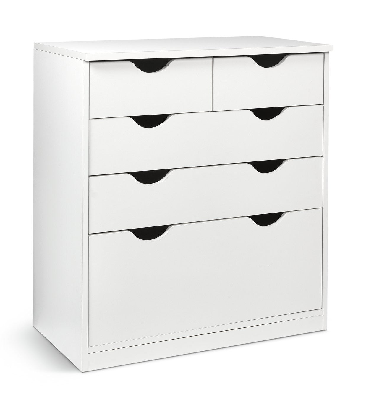 Kids Pagnell 5 Drawer Chest - White | White Chest of Drawers