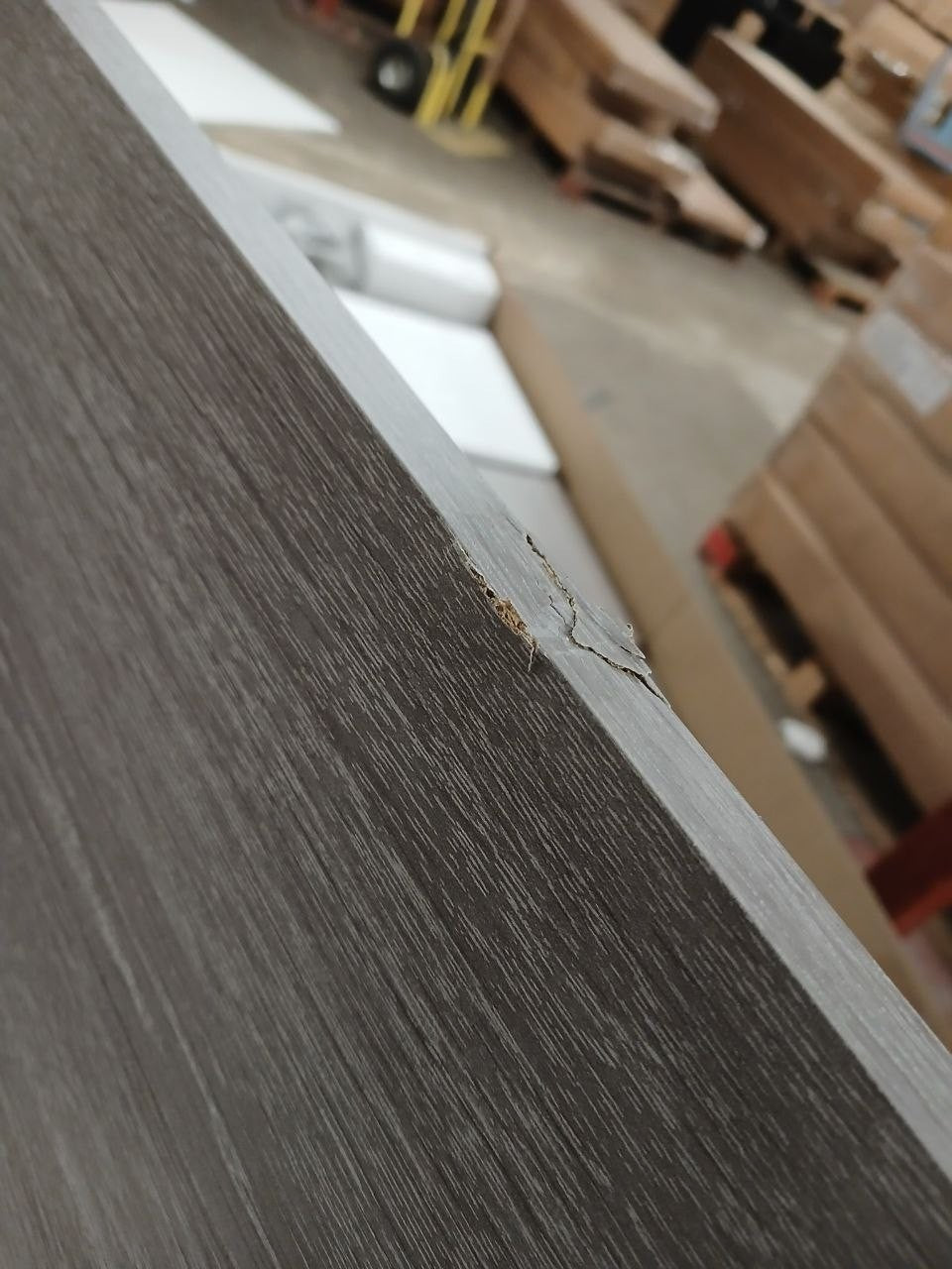 Home Seville 3 Door Wardrobe - Grey Oak Effect ( B Grade 1096)