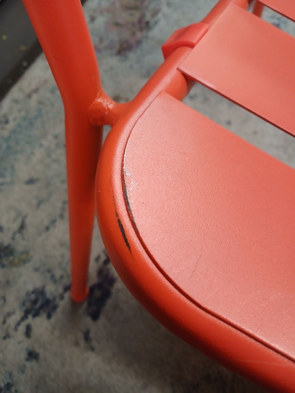 Annika 2 Seater Metal Garden Bistro Set - Red (B Grade 1332)