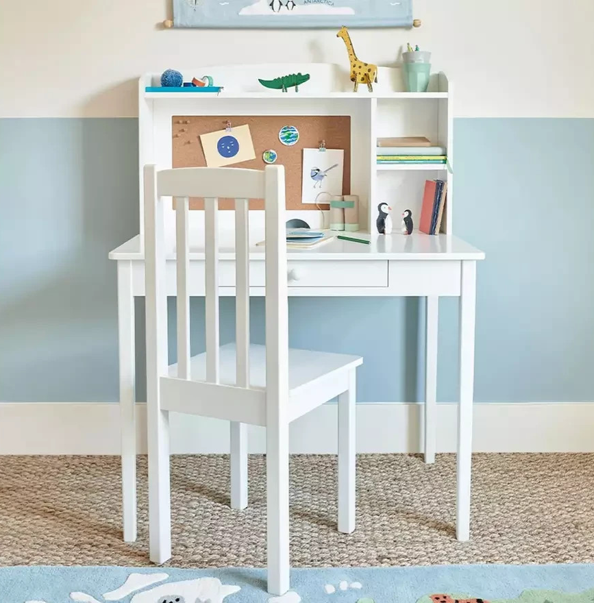 Great Little Trading Company Nelson Desk Chair White | Children's Study Desk