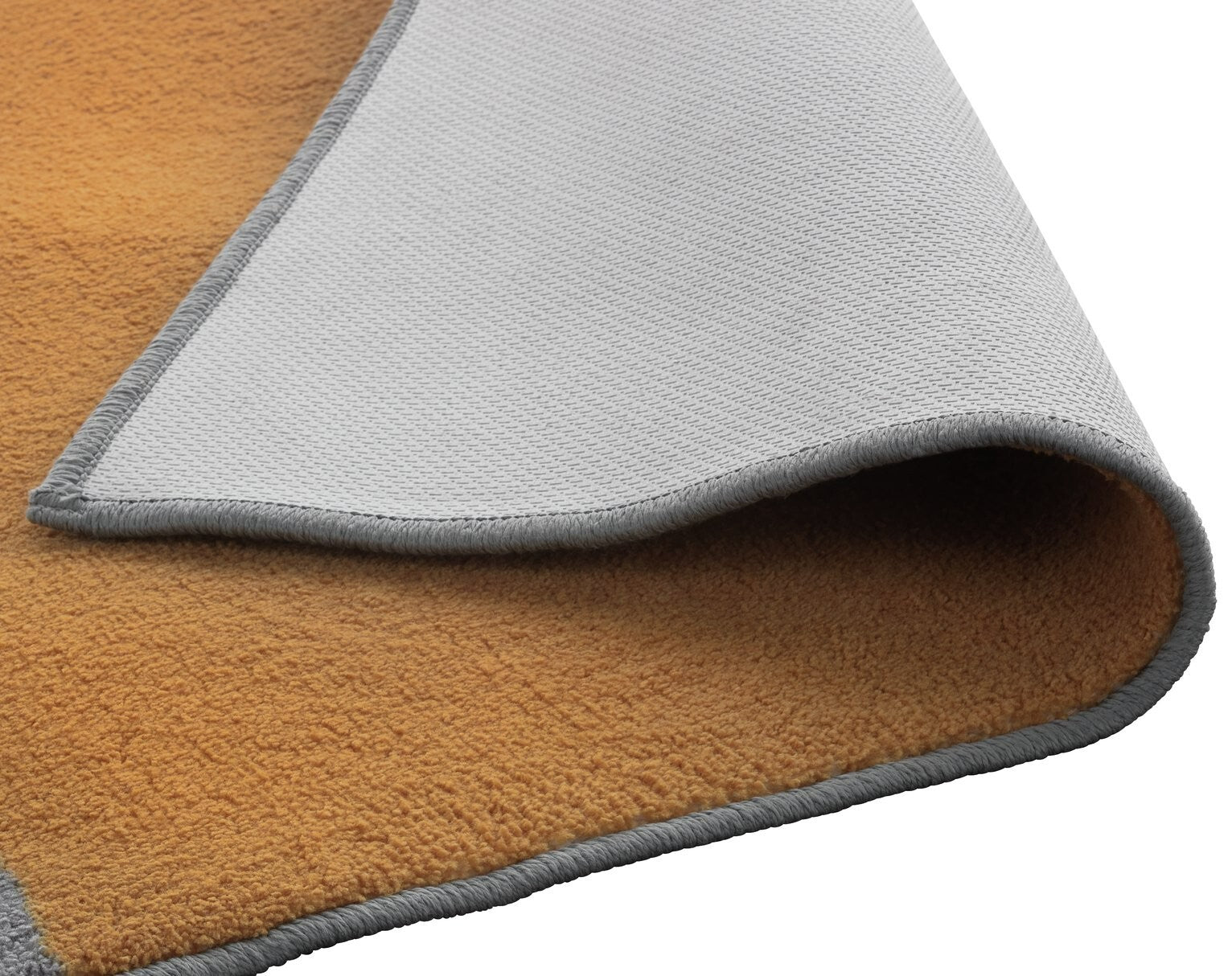 Geometric Block Mustard Cut Pile Rug - 230x160cm